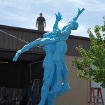 Gail Folwell - Challenge - Blue foam, fully assembled.