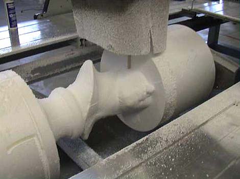 An example of a 4 axis milling